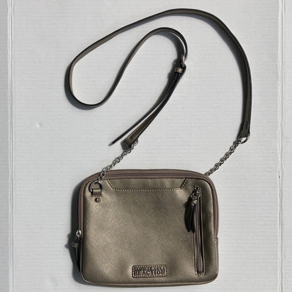 Kenneth Cole Reaction metallic crossbody bag